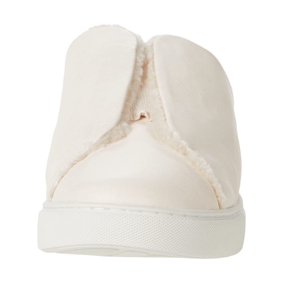 New Gentle Souls by Kenneth Cole Rory Ruffle Mule Cozy Off White Slip On Shoes - Picture 9 of 10